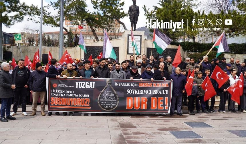 Yozgat Filistin İçin Tek Yürek Oldu