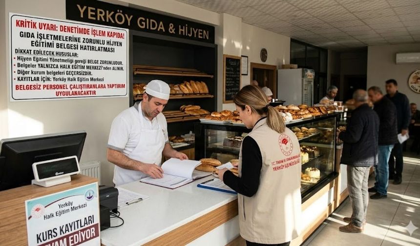 Yozgat’ta Gıda İşletmelerine Kritik Uyarı: Bu Belge Olmadan Denetimde İşlem Kapıda