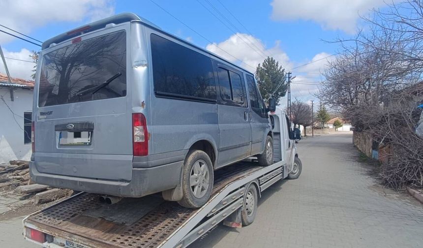Yozgat'ta Jandarma Aranan Aracı Trafikte Yakaladı