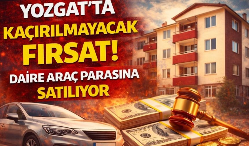 Yozgat’ta Kaçırılmayacak Fırsat! Daire Araç Parasına Satılıyor