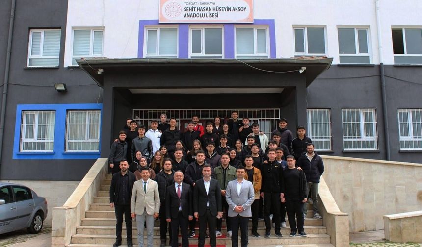 Yozgat'ta Kaymakam Demirkıran Öğrencilerle Buluştu