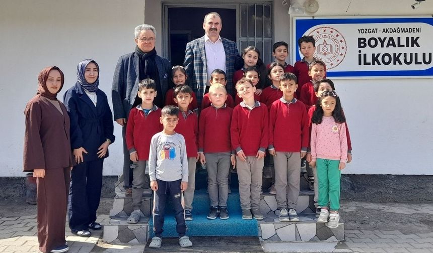 Yozgat’ta Köy Okulunda Dikkat Çeken Etkinlik Merak Uyandırdı