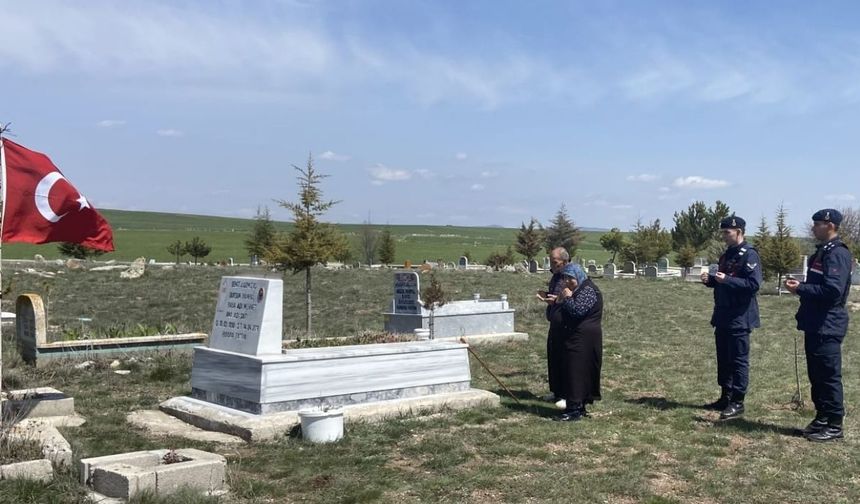 Yozgat’ta Şehit Ailesine Jandarmadan Anlamlı Destek