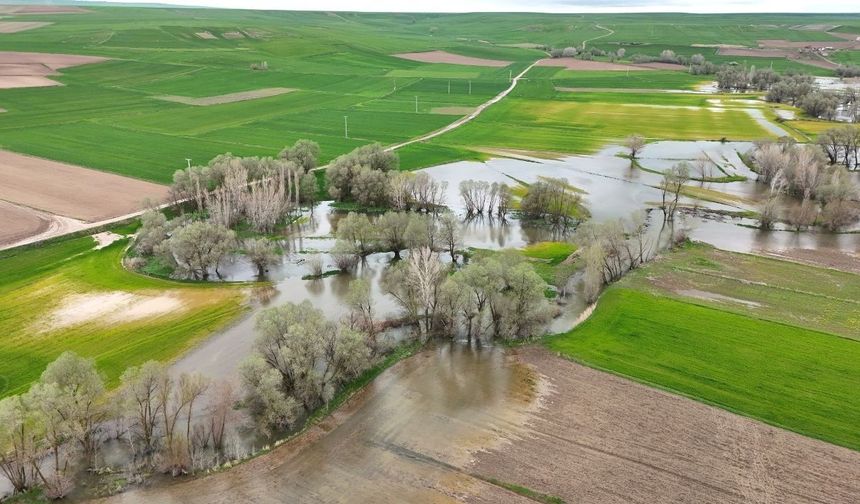 Yozgat'ta Tarım Arazileri Göle Döndü: Havdan Görüntüler Herkesi Şaşırttı
