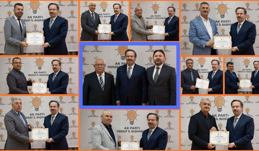 AK Parti Yozgat Teşkilatı: "Hizmet Çıtasını Yukarı Taşıyacağız"