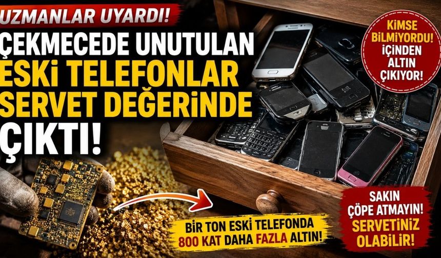 Çekmecede Unutulan Eski Telefonlar Servet Değerinde Çıktı! Uzmanlar Uyardı