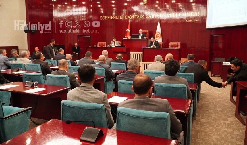Yozgat İl Genel Meclisi Milyon TL’lik Bütçeyi Onayladı!