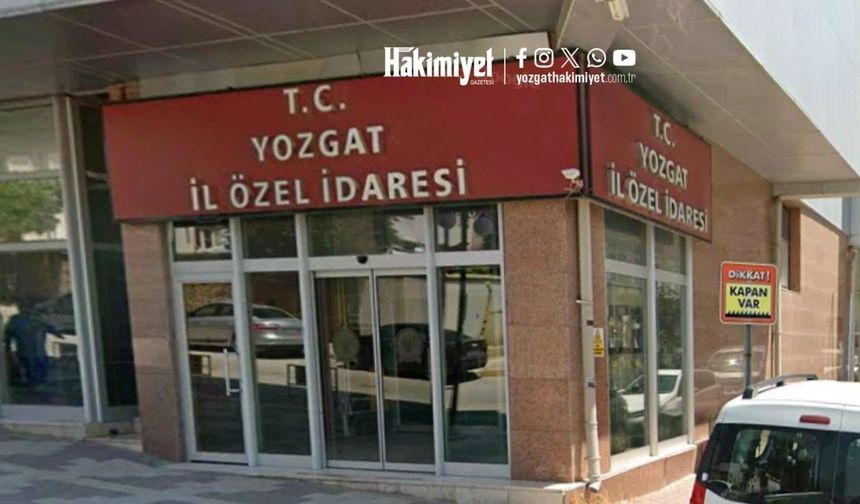 Yozgat İl Genel Meclisi'nde Kritik Karar
