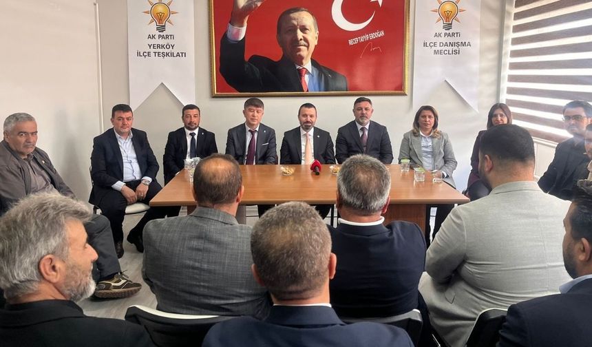 Yozgat Vekil Şahan, Yerköy'e Müjdeyi Verdi