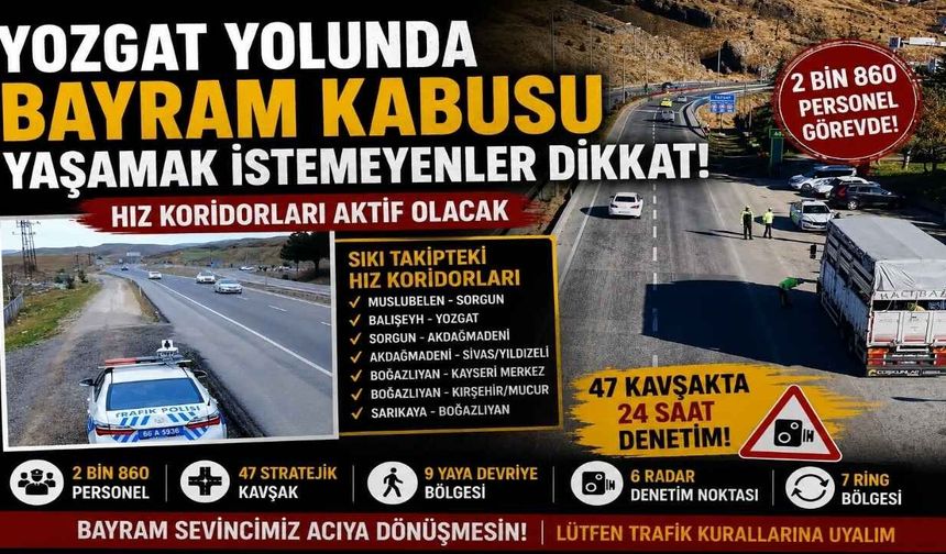 Yozgat Yolunda Bayram Kabusu Yaşamak İstemeyenler Dikkat!