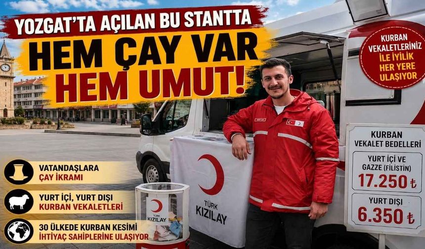 Yozgat’ta Açılan Bu Stantta Hem Çay Var Hem Umut!