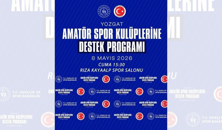 Yozgat’ta Amatör Spora Büyük Destek