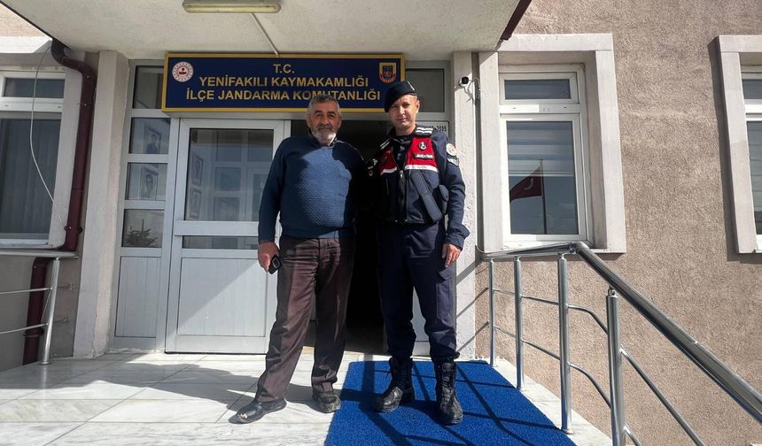 Yozgat'ta Jandarmanın Dikkati, Vatandaşı Sevindirdi