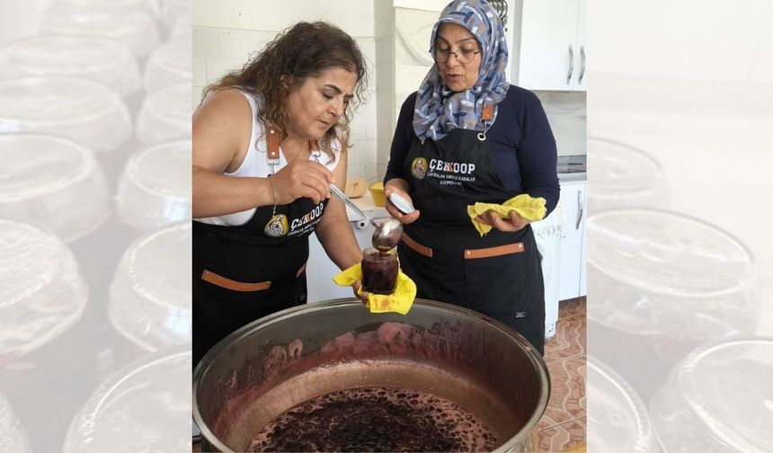 Çayıralan'da ÇEKOOP Çilek Reçeli Satışa Sunuldu