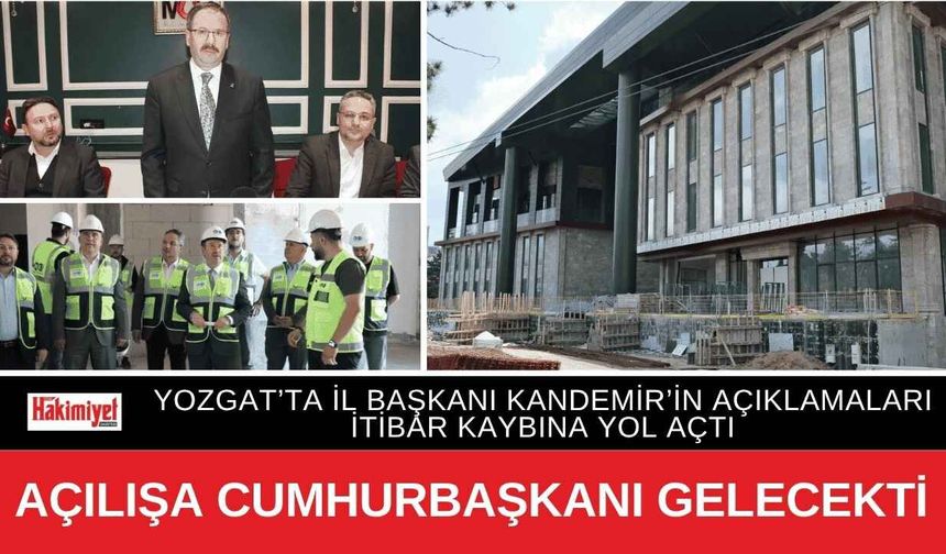 Cumhurbaşkanı Gelecekti: Kandemir’in Açıklamaları İtibar Kaybı Getirdi
