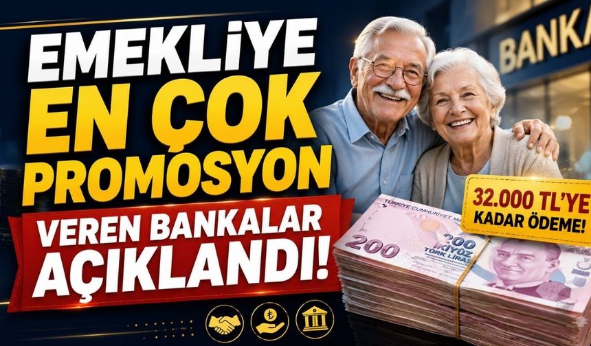 Emekliye En Çok Promosyon Veren Bankalar Açıklandı!