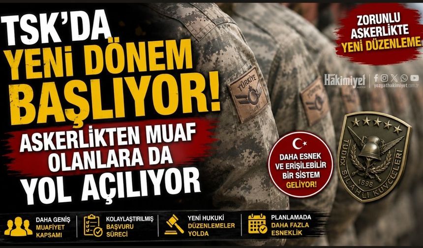 TSK'ya yönelik yeni düzenlemeler Meclis yolunda