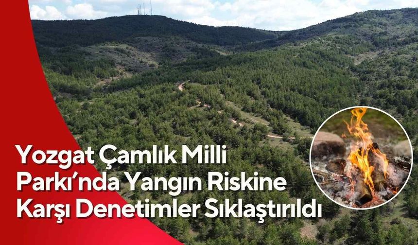 Yozgat Çamlık Milli Parkı’nda Yangın Riskine Karşı Denetimler Sıklaştırıldı
