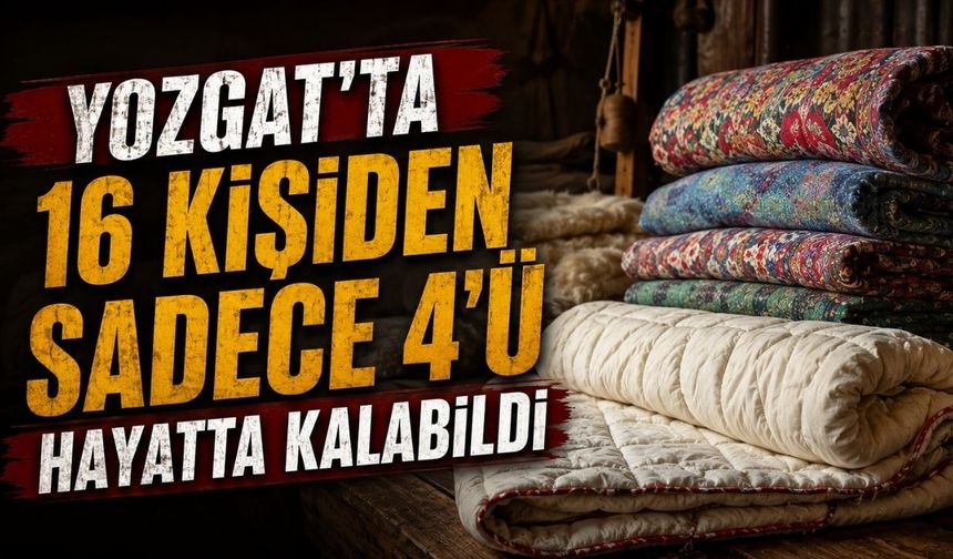 Yozgat'ta 16 Kişiden Sadece 4'ü Hayatta Kalabildi