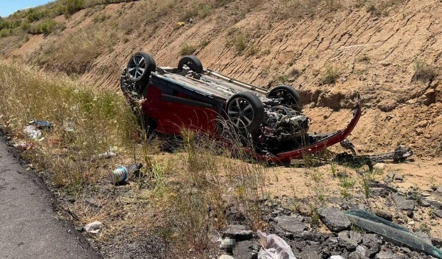Yozgat'ta Can Pazarı! Otomobil Takla Attı: Yaralılar Var