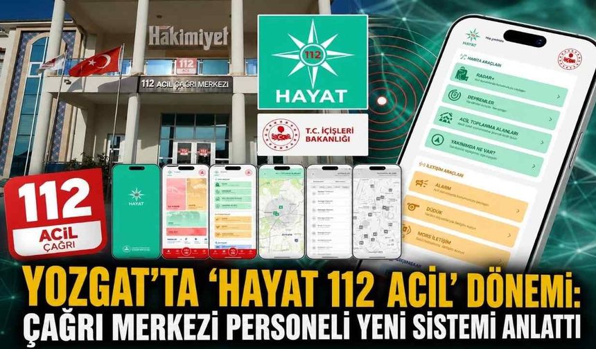 Yozgat’ta ‘Hayat 112 Acil’ Dönemi: Çağrı Merkezi Personeli Yeni Sistemi Anlattı