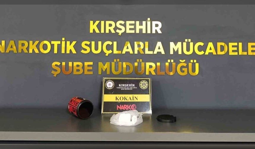 Kırşehir’de Narkotik Operasyonu: 189 Gram Uyuşturucuyla Yakalanan Şüpheli Tutuklandı