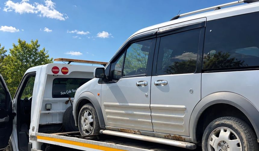 Sorgun'da Haciz Yakalamalı Araç Jandarma Ekiplerince Yakalandı