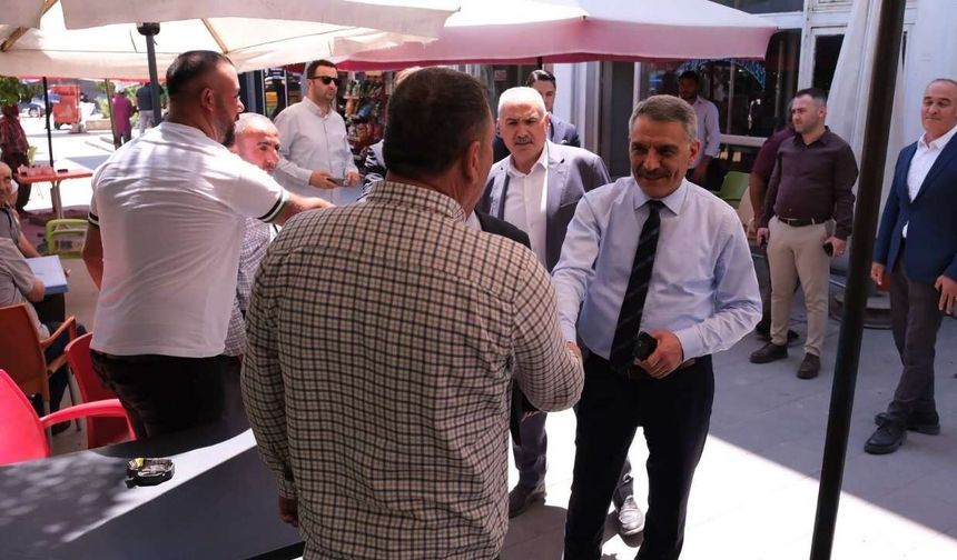 Yozgat Valisi Mehmet Ali Özkan Boğazlıyan'da Vatandaşlarla Buluştu