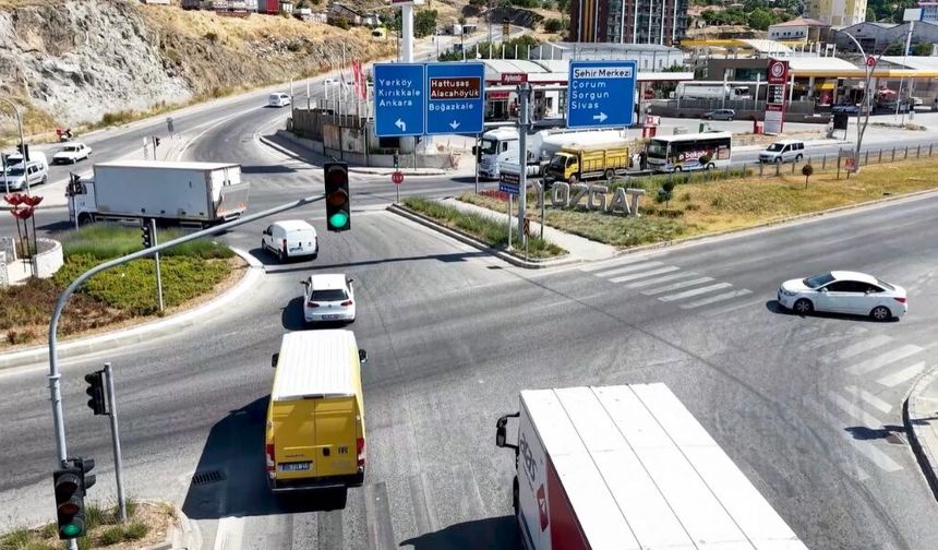 Yozgat’ta Drone İle Trafik Denetimi: Kırmızı Işık İhlaline Geçit Yok