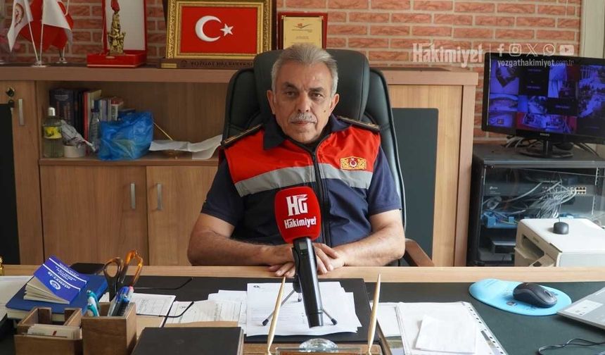 Yozgat'ta Yangın Riski Tavan Yaptı! İtfaiye Müdürü Duyar Hayati Önlemleri Sıraladı