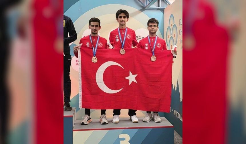 U23 Avrupa Şampiyonası’nda çifte bronz: Havalı tüfek takımlarından madalya sevinci