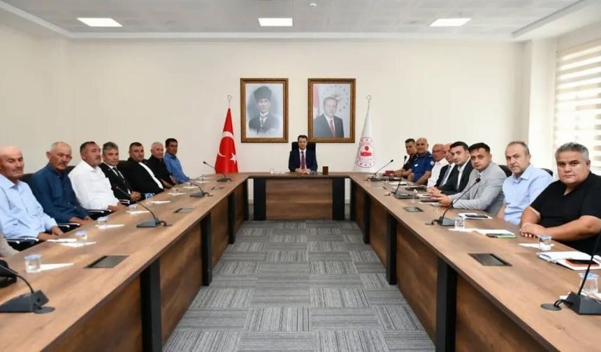Sorgun Kaymakamı Abdurrezzak Canpolat Köy Muhtarlarıyla Bir Araya Geldi!