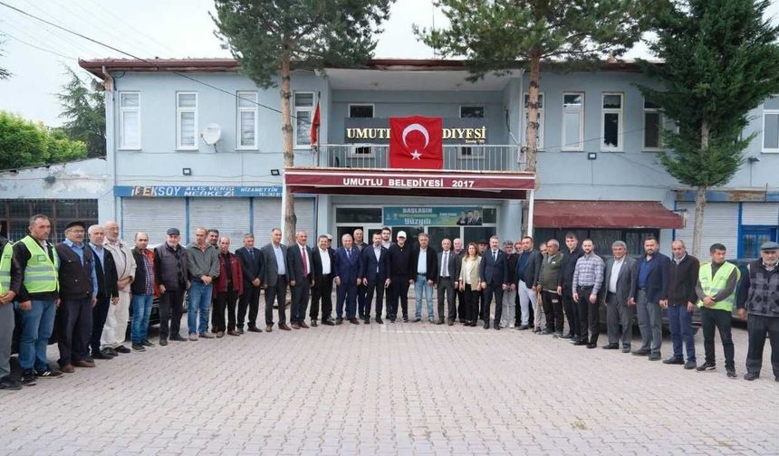 Süleyman Şahan Umutlu’da Vatandaşlarla Bir Araya Geldi