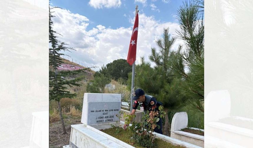 Yozgat Jandarmasından Vefa Örneği: Şehit Nusret Atmaca’nın Kabri Yenilendi