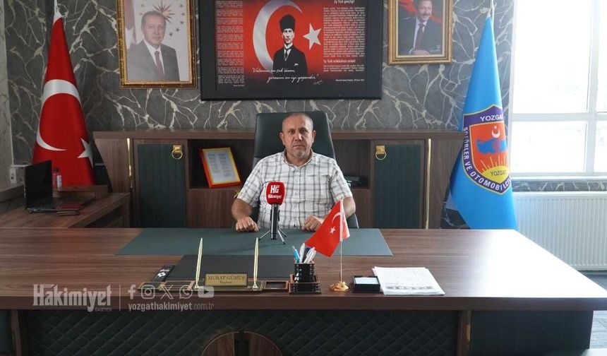 Yozgat Şoförler Odası Başkanı Açıkça Söyledi: "O Sayı Bu Şehre Fazla Geliyor!"
