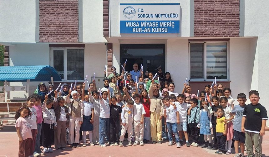 Yozgat Sorgun'da Kuran Kursları Başarıyla Tamamlandı