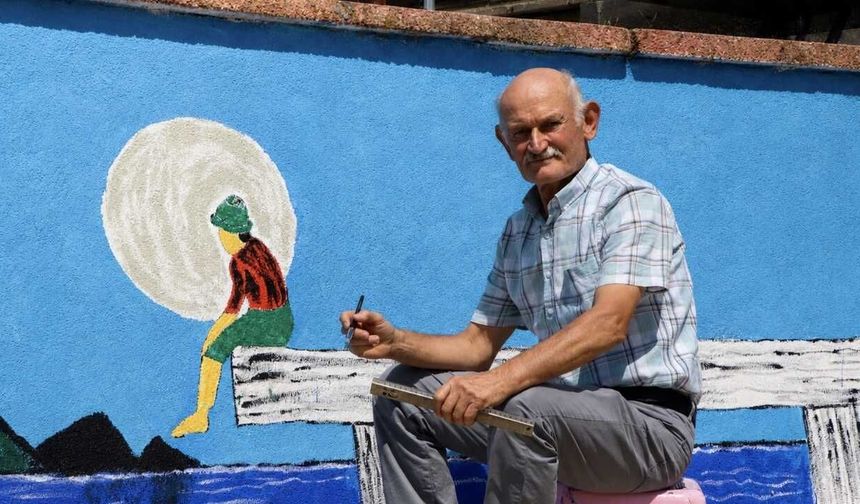 Yozgat’ın Ahşap Ustasıydı, Sokaklar Tuvali Oldu