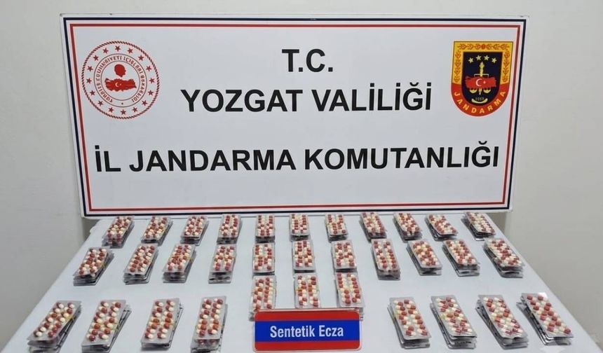 Yozgat’ta Dev Uyuşturucu Operasyonu: 1.848 Sentetik Ecza Hapı Ele Geçirildi
