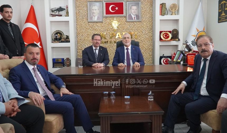Bakan Işıkhan'dan AK Parti Yozgat İl Başkanlığına Ziyaret