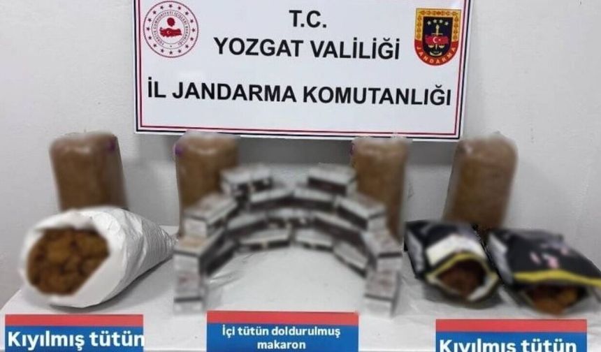 Yozgat’ta Kaçakçılık Operasyonu! 12 Bin Adet Makaron Ele Geçirildi