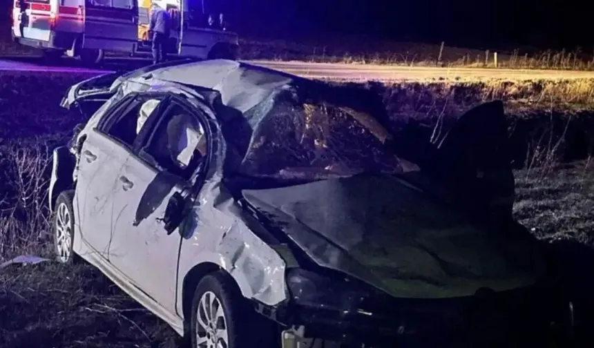 Yozgat Yolunda Feci Kaza: Dereye Uçtu