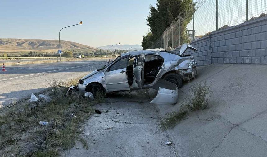 Yozgat'ta Can Pazarı: Saray Köyü Mevkisinde Otomobil Takla Attı!