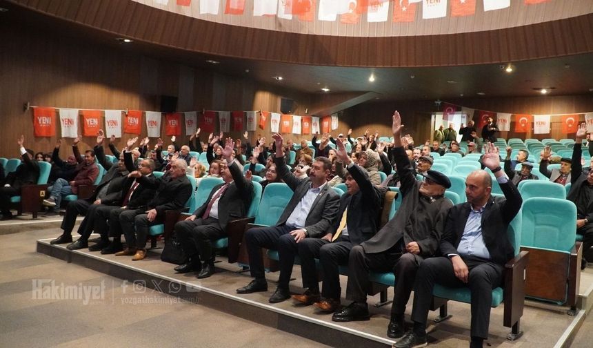 Yozgat’ta Gözler O Kongredeydi: Yeni Parti İlçe Başkanını Seçti!