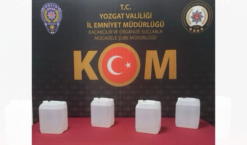 Yozgat'ta Kaçak Alkol Operasyonu: 20 Litre Ele Geçirildi