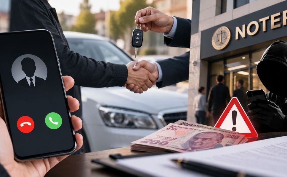 Araç Alıp Satacaklar Dikkat! Noter Çalışanı Yalanıyla Kapora Tuzağı Kuruyorlar
