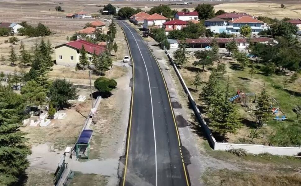 Yozgat’ta 3 Köyü Birbirine Bağlayan 7 Kilometrelik BSK Asfalt Yol Tamamlandı
