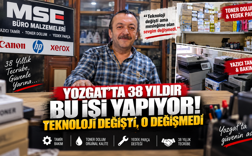 Yozgat'ta 38 Yıldır Bu İşi Yapıyor! Teknoloji Değişti, O Değişmedi