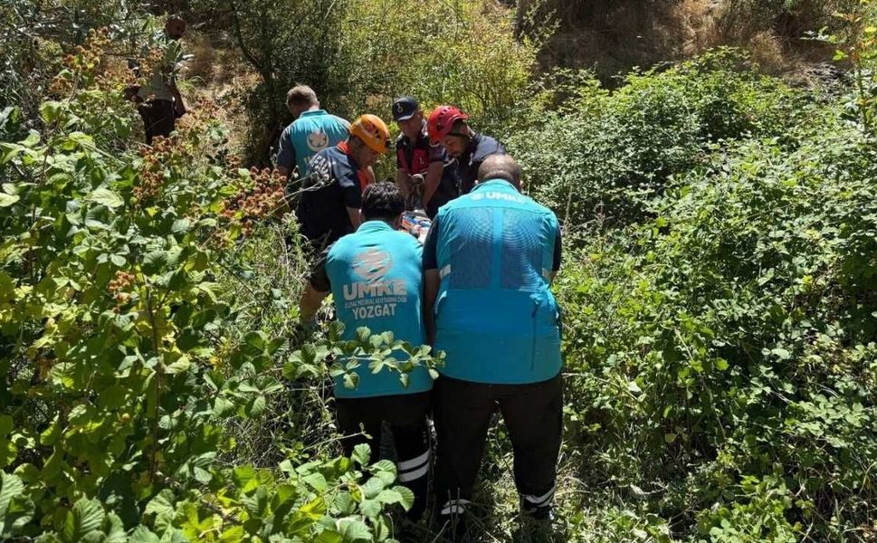 Yozgat'ta Korku Dolu Anlar: Dere Yatağına Düşen Vatandaş İçin Zamanla Yarış!