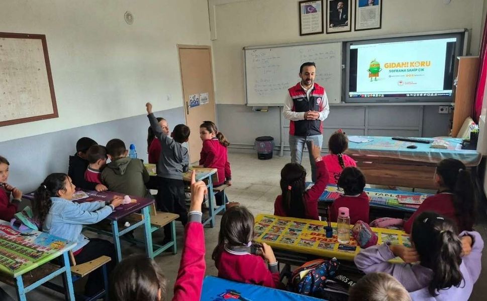 Yozgat'ta 1057 Öğrenciye Dev Gıda İsrafı Eğitimi! İl Tarım Sahada