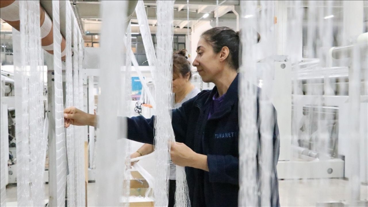 Yozgat'ta balık ağı fabrikası